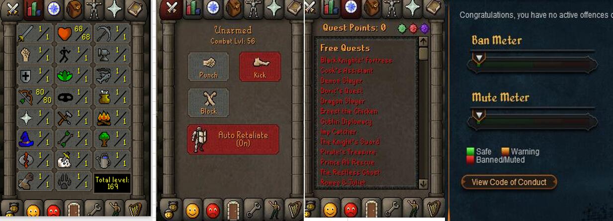 RuneScape CDKey : OldSchool Acc with att1 str1 def1 ranged 80 , it does not bind email ,so it is much safe to buyer.